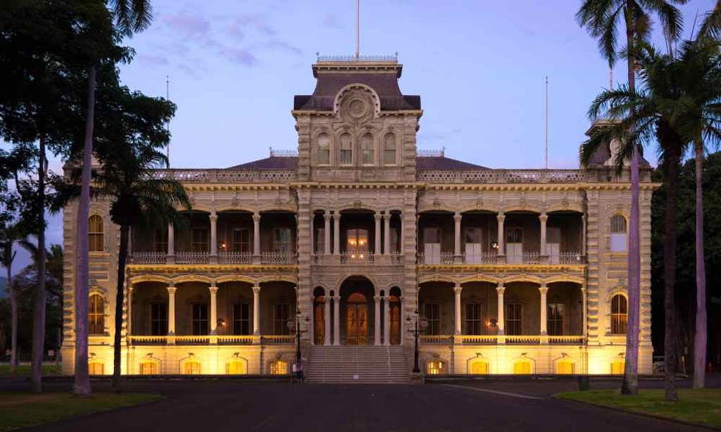 Iolani Palace on Oahu